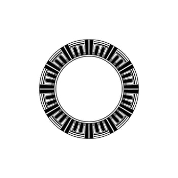 Geometric Circle, Minimalist , Abstract Pattern vector