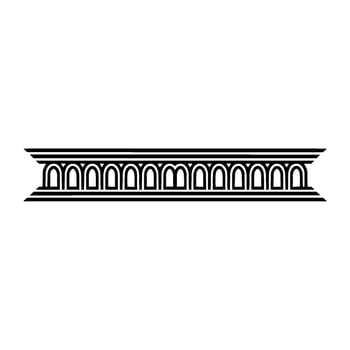 Art Deco Border, Geometric Ornamentation, Elegant, Linear vector