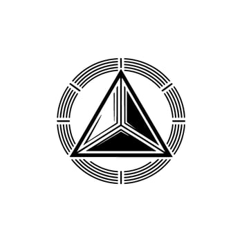 Geometric Sacred Symbol, Minimalist vector