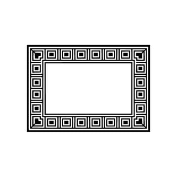 Geometric Frame, Minimalist , Modern Composition, Square vector