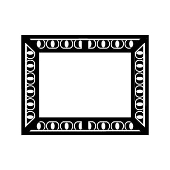 Geometric Frame, Minimalist , Abstract Border vector