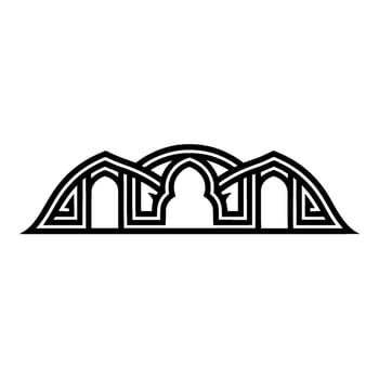 Geometric Archway, Minimalist , Architectural Emblem, Arch vector