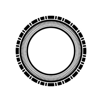 Geometric Circle Frame, Minimalist , Modern, Abstract vector
