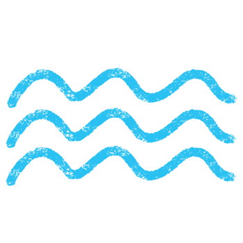 set of abstract blue waves shape illustration png
