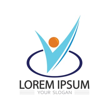 Business logo design with abstract style for enterprise or corporate agency vector