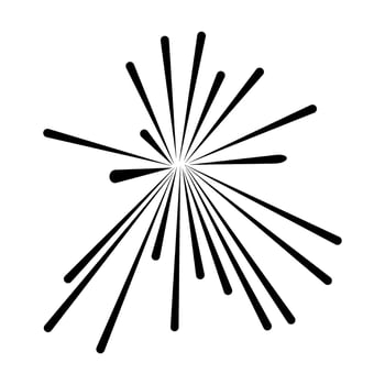 Fireworks icon or logo. Banger illustration sign. vector