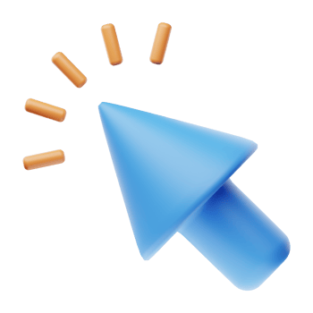 A blue arrow pointing to a blue button png