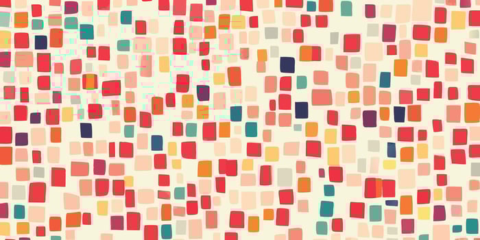 Vibrant Pixel Art Abstract Mosaic Background vector