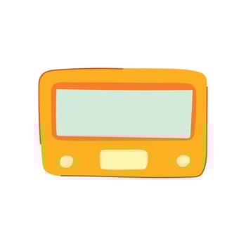 shower eco timer cartoon illustration vector