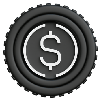 Ethena USDe Coin Crypto 3d Illustration png
