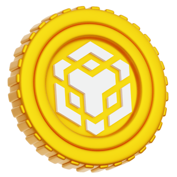 BNB Binance Coin 3d Illustration png