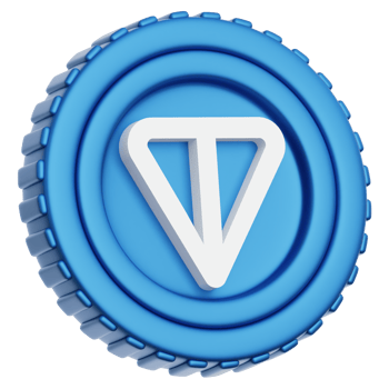 Toncoin TON Coin 3d Illustration png