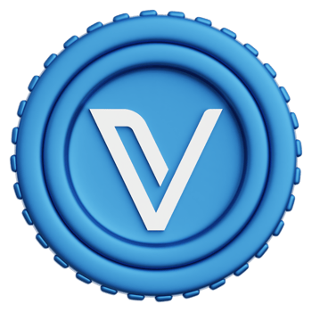 VeChain Coin Crypto 3d Illustration png
