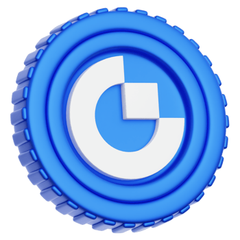 Gate Token GT Coin 3d Illustration png
