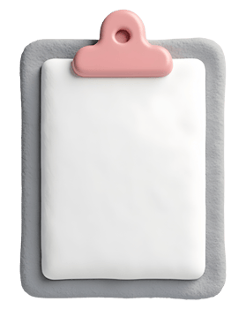 Minimalist blank clipboard, ready for new idea and organized plan png