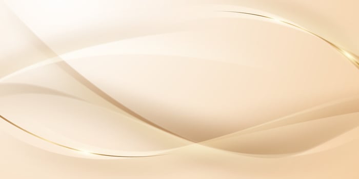 Abstract waves in soft beige tones vector