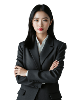 Confident Businesswoman Portrait, Empowering and Elegant png