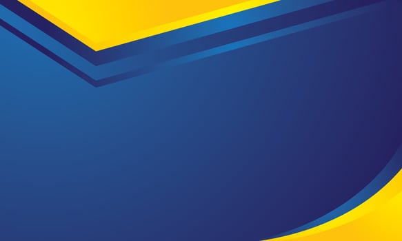 Abstract blue yellow modern banner background vector