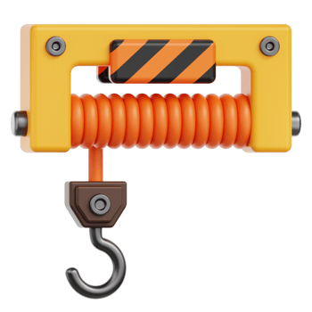 Winch 3D Illustration png