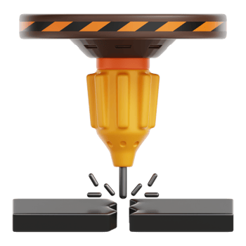 Laser Cutting Machine 3D Illustration png
