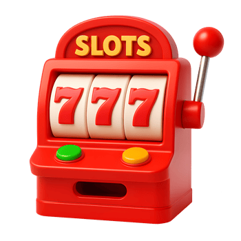 3D Rendered Green Slot Machine Icon Jackpot 777 png
