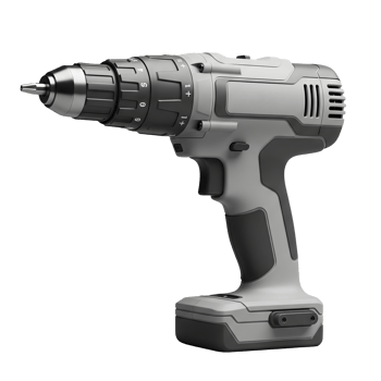 Cordless Power Drill Minimalist 3D Rendering in Soft And Smooth Renderer png