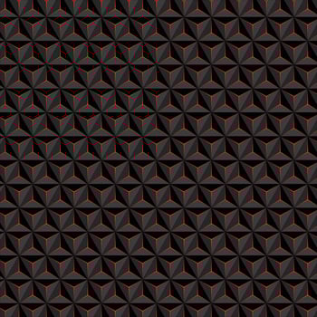 Abstract seamless luxury dark Blackand Orange geometric pattern background vector