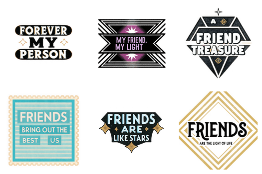 Forever my person friends are like stars isolated on a transparent background friendship treasure png