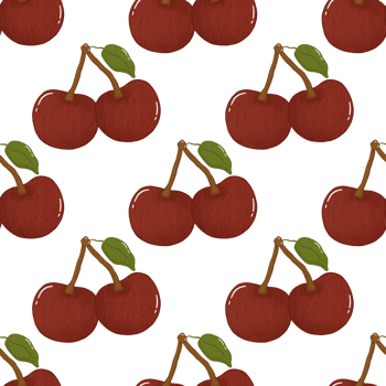 Cherry print pattern. Cherry background for digital papers vinyl, fabric surface, printing, cutting, stickers, crafts Ideal, gift wrap, scrapbook paper and more. png