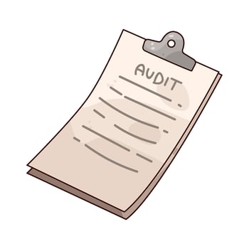 audit report illustration vector