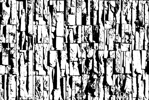 Cracked bark texture in black and white. Organic, rustic pattern with rough, natural lines. For backgrounds, overlays, or adding an aged, weathered effect. png