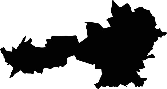 Santiago Papasquiaro Mexico silhouette map vector