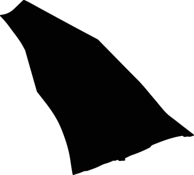 Sayhut Yemen silhouette map vector