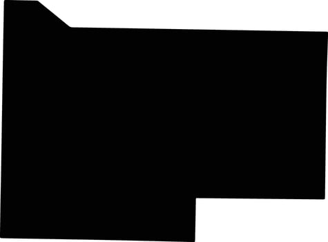 Searcy United States silhouette map vector