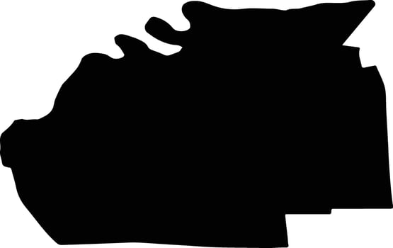 SECUSIGIU Romania silhouette map vector
