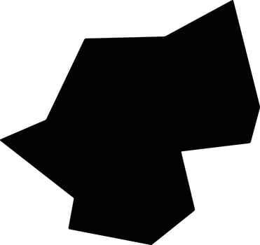 Seika Japan silhouette map vector