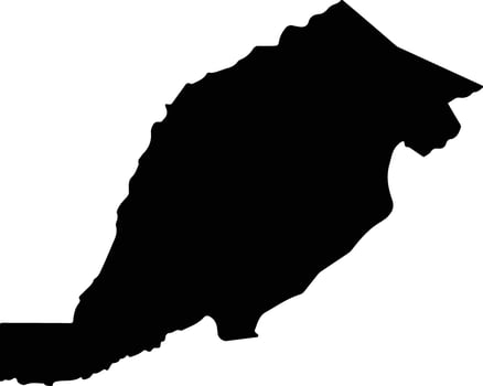 Sena Madureira Brazil silhouette map vector