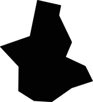 Shibayama Japan silhouette map vector