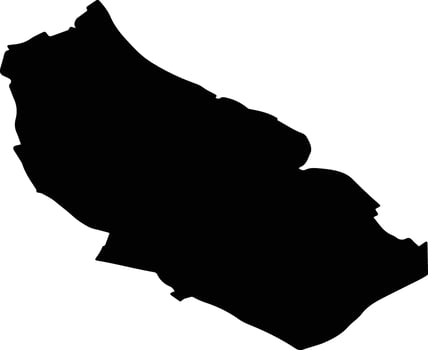 Simpelveld Netherlands silhouette map vector