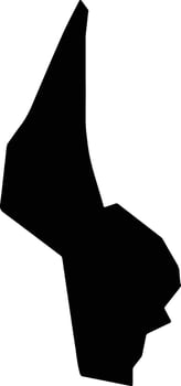 Sitio de Xitlapehua Mexico silhouette map vector