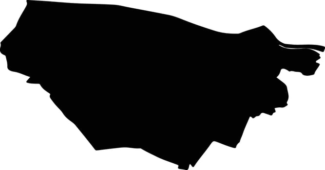 SOMOVA Romania silhouette map vector