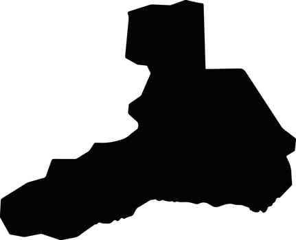 Song Malaysia silhouette map vector