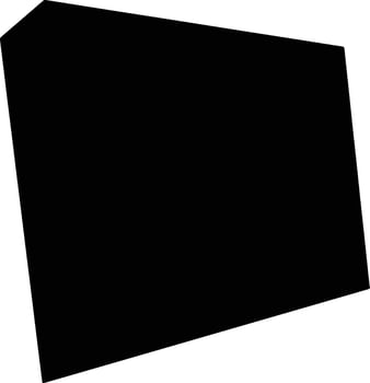 South Doha Kuwait silhouette map vector