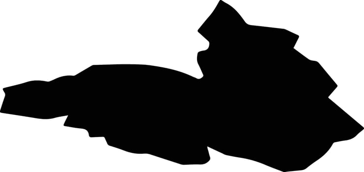 Stepanavan Armenia silhouette map vector