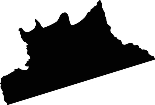 Stonehenge Jamaica silhouette map vector