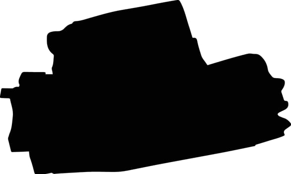 SUCEVENI Romania silhouette map vector