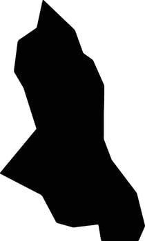 Sumpango Guatemala silhouette map vector