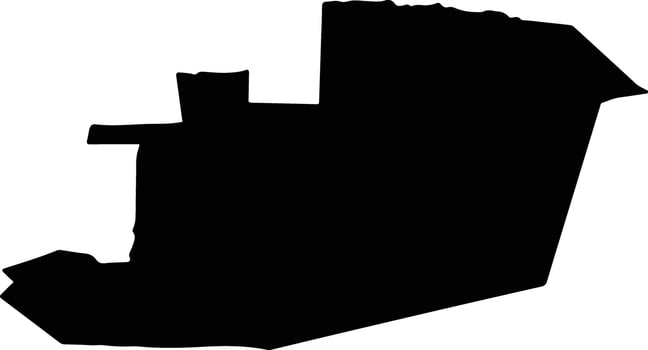 Svetlinsky District Russia silhouette map vector