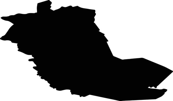 Taheva vald Estonia silhouette map vector