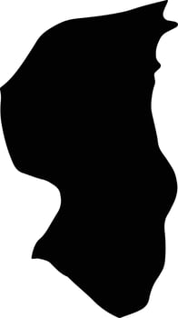 Tarim Yemen silhouette map vector